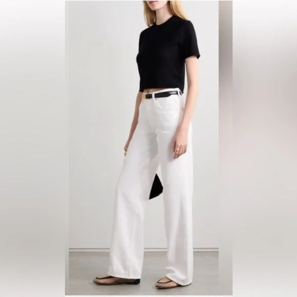 NWT Citizens Of Humanity Annina Trouser Jean in Soft White size 33